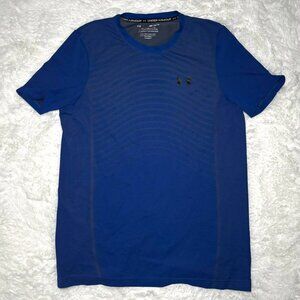 Under Armour Men's Blue and Navy T-shirt